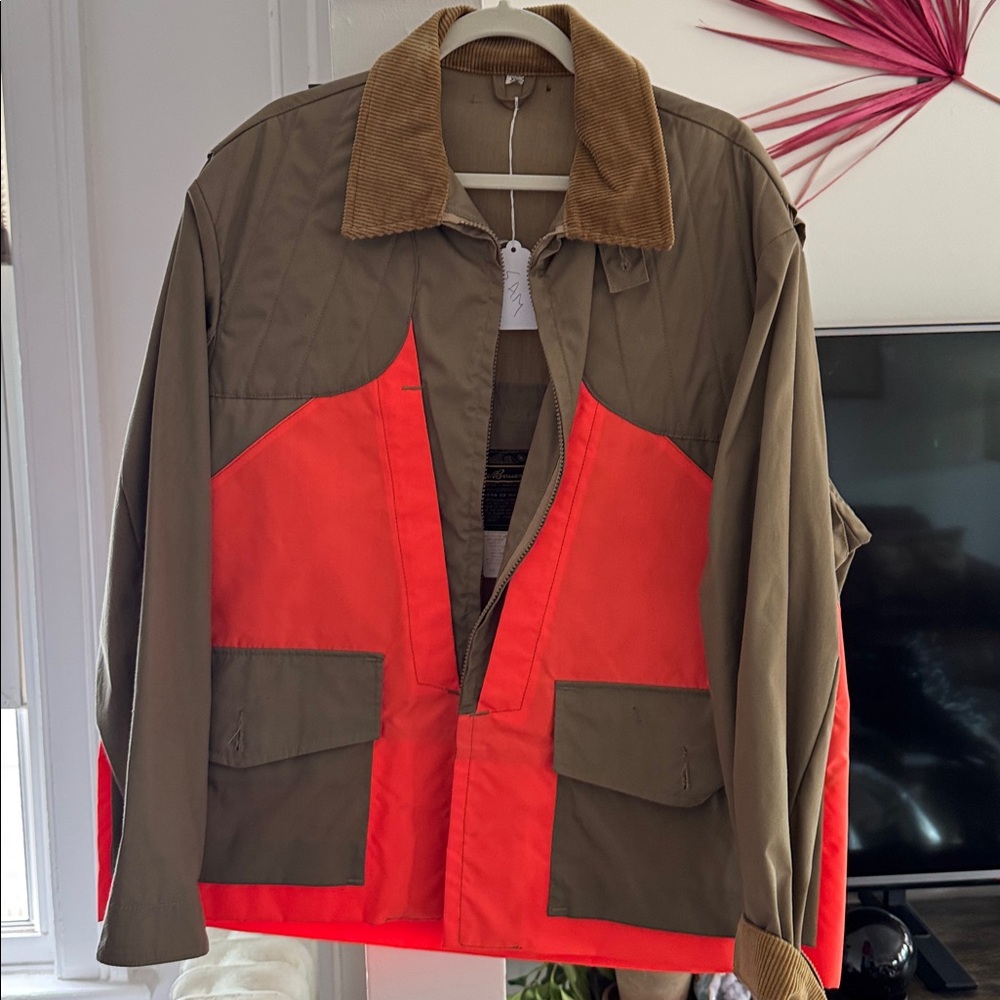 Eddie Bauer Vintage Olive and Orange Hunting Jacket